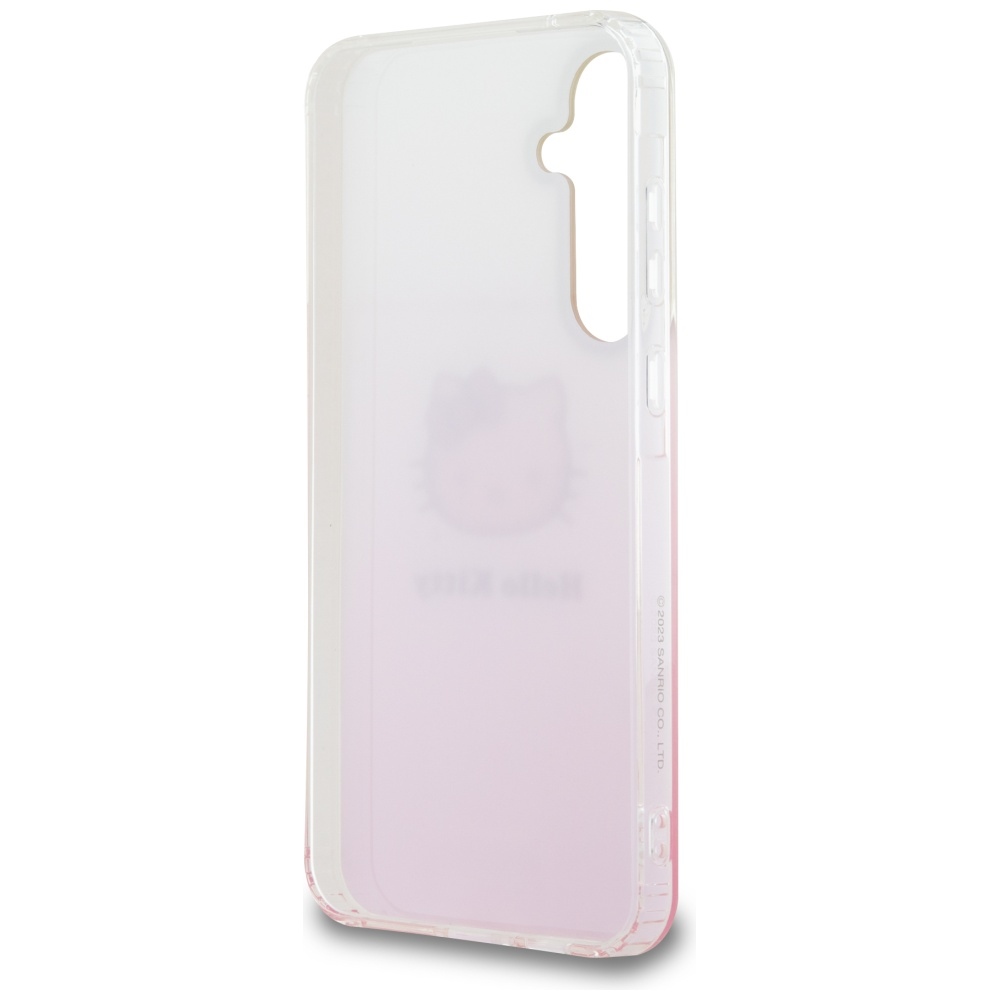 Hello Kitty Samsung Galaxy A55 vāciņš IML Gradient Electrop Kitty Head, rozā