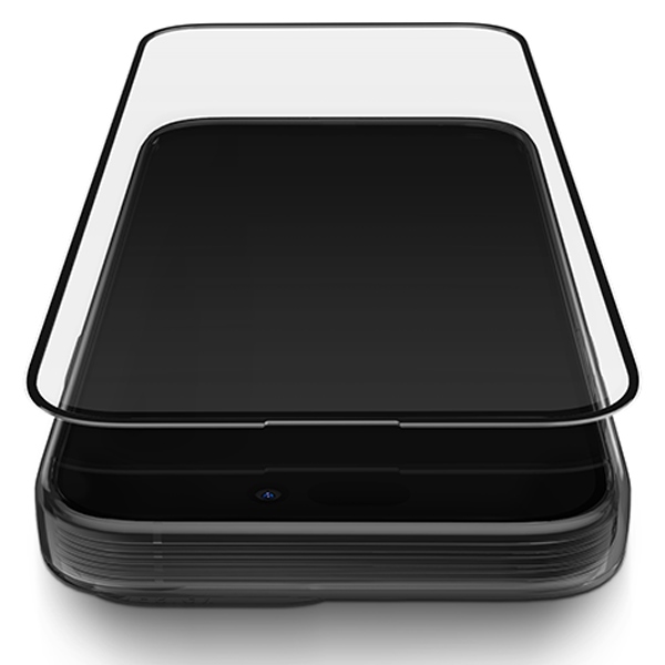 Uniq Optix Matēts rūdīts stikls iPhone 15 / 14 Pro ar aplikatoru | Matte frosted tempered glass for with applicator