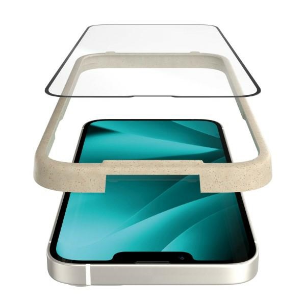 PanzerGlass Ultra-Wide Fit antibakteriāls rūdīts stikls ar atspīduma filtru un pozicionēšanas ierīci iPhone 14...