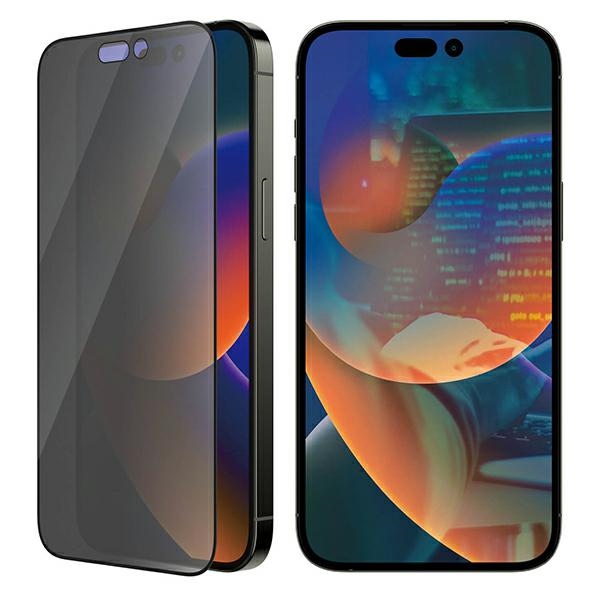 PanzerGlass Ultra-Wide Fit rūdīts stikls ar antibakteriālu konfidencialitāti un pozicionēšanas ierīci iPhone 14...