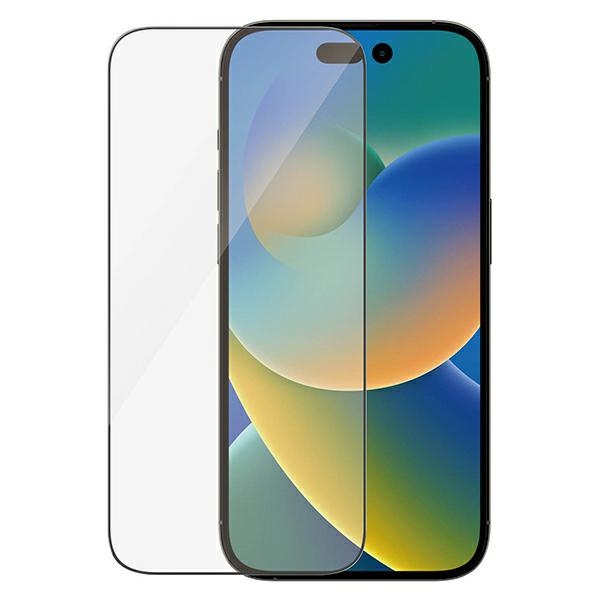 PanzerGlass Ultra-Wide Fit antibakteriāls rūdīts stikls ar pozicionētāju iPhone 14 Pro tālrunim | Antibacterial...