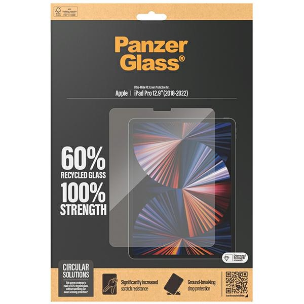PanzerGlass Ultra-Wide Fit rūdīts stikls iPad Pro 12,9" 2018-2022 | tempered glass for 12.9"