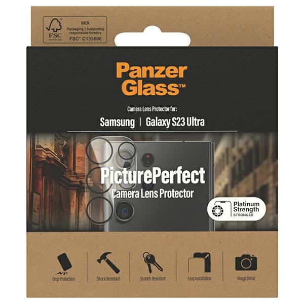PanzerGlass Picture Perfect kameras aizsardzība priekš Samsung Galaxy S23 Ultra | camera protection for