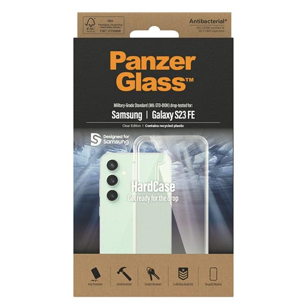 PanzerGlass HardCase antibakteriāls militāri sertificēts apvalks Samsung Galaxy S23 FE - caurspīdīgs |...