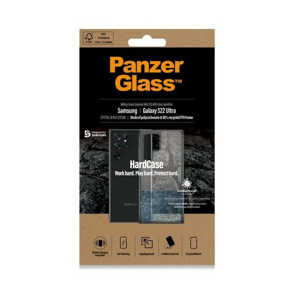 PanzerGlass HardCase antibakteriāls militāri sertificēts apvalks Samsung Galaxy S22 Ultra - caurspīdīgs |...