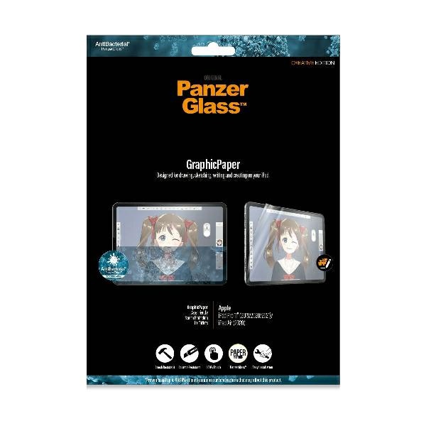 Antibakteriāla PanzerGlass GraphicPaper plēve ar atspīdumu filtru iPad Pro 11" 2018 / 2020 2021 Air |...