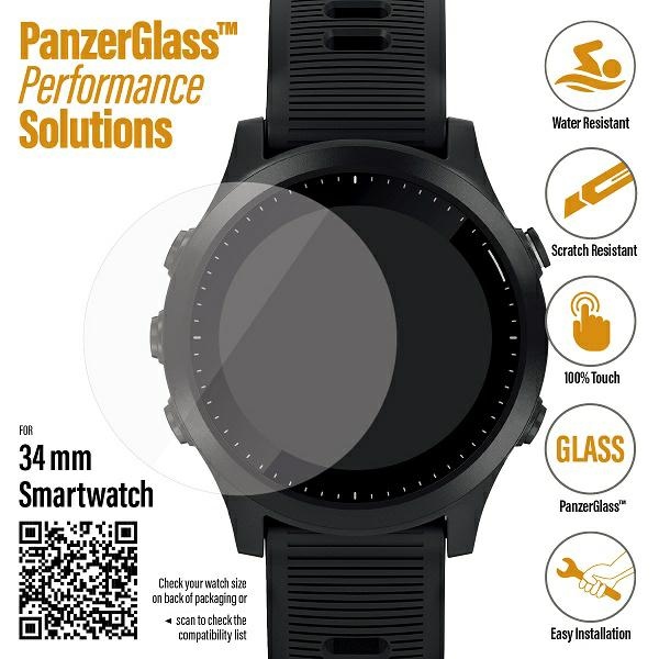PanzerGlass ekrāna aizsargstikls Samsung Galaxy Watch 3 34mm / Garmin