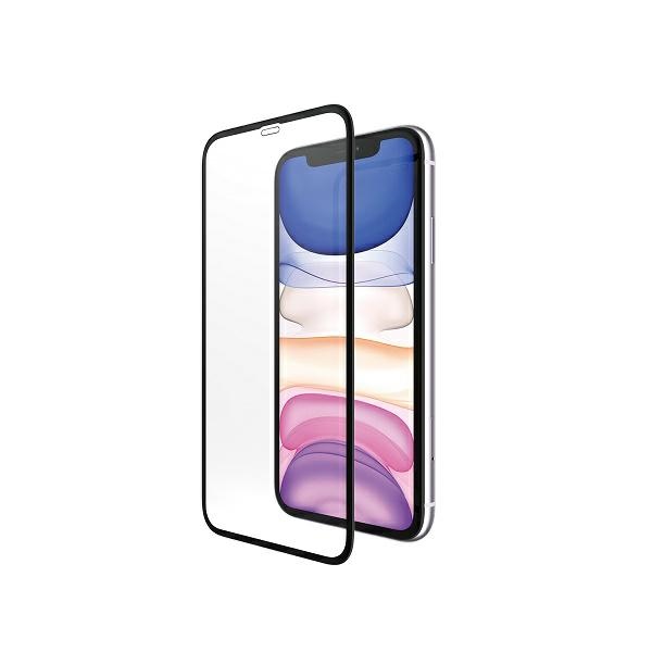 PanzerGlass iPhone XR / 11 aizsargstikls E2E Super+, melns rāmis