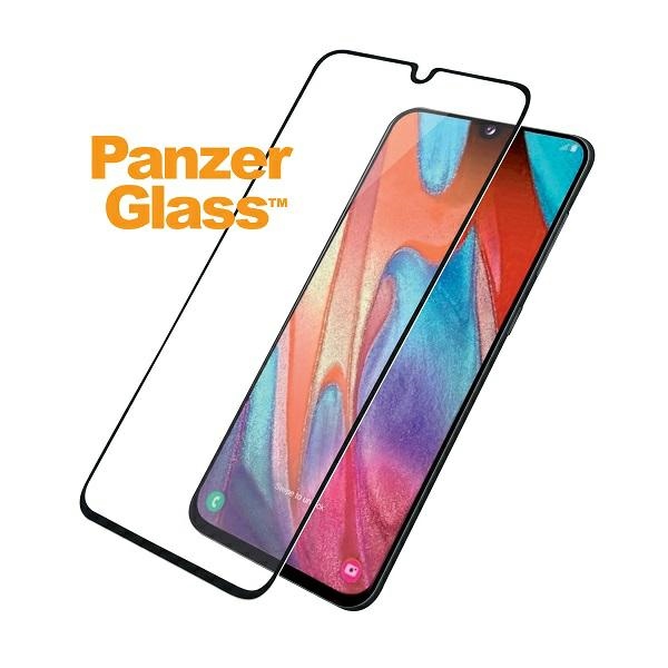 PanzerGlass Samsung Galaxy A41 aizsargstikls Edge-to-Edge, melns rāmis