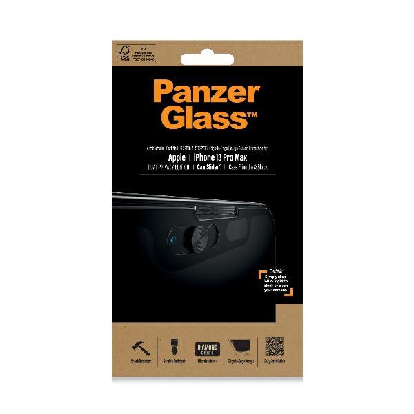PanzerGlass E2E Privacy CamSlider aizsargstikls iPhone 13 Pro Max Melns