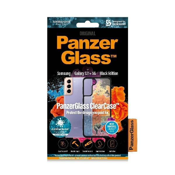 PanzerGlass Samsung Galaxy S21+ vāciņš ClearCase, caurspīdīgs / melns