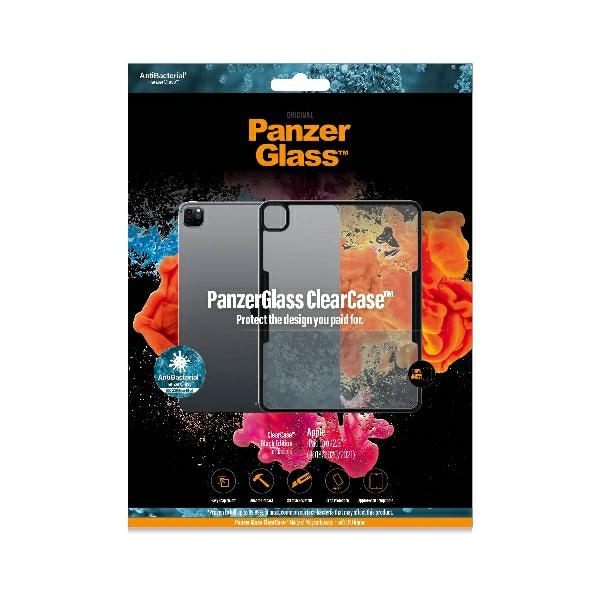 Apple iPad Pro 12.9\'\' 2018 / 2020 / 2021 PanzerGlass ClearCase Cover Case, Transparent and Black | Planšetes...