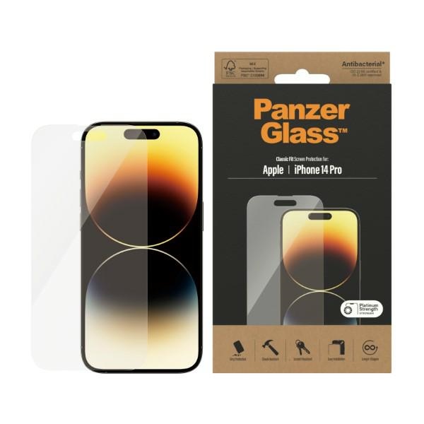 PanzerGlass Classic Fit aizsargstikls iPhone 14 Pro