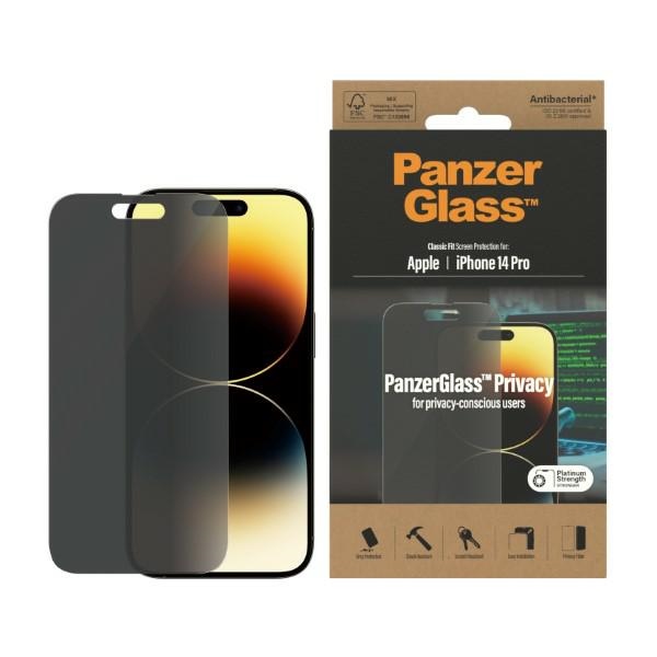 PanzerGlass iPhone 14 Pro aizsargstikls Classic Fit Privacy