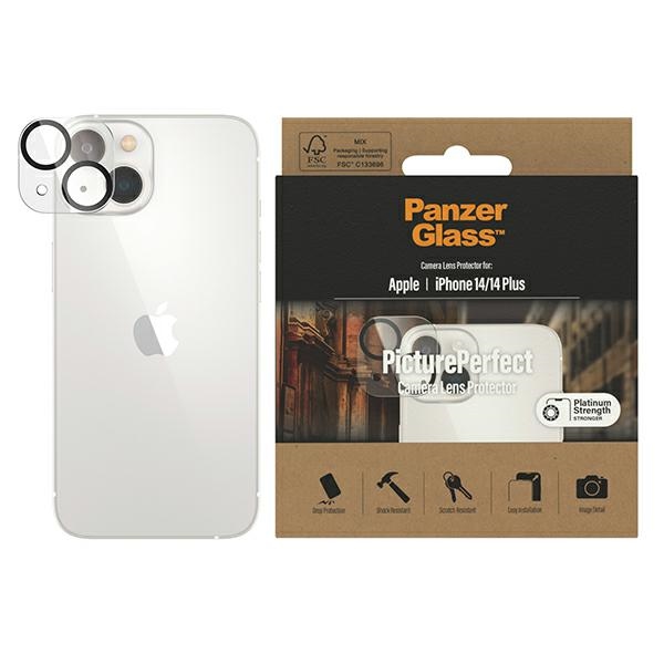 PanzerGlass iPhone 14 / 14 Plus kameras aizsargstikls PicturePerfect