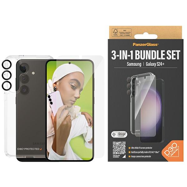 PanzerGlass 3in1 aizsardzības komplekts Samsung Galaxy S24+