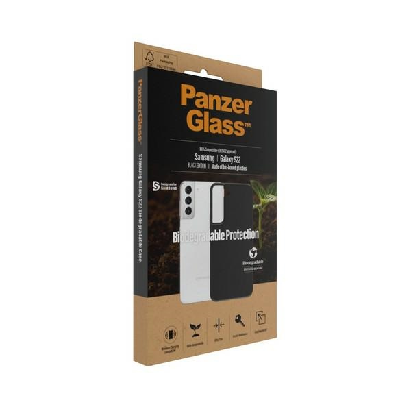 PanzerGlass Samsung Galaxy S22 vāciņš Biodegradable Case, melns