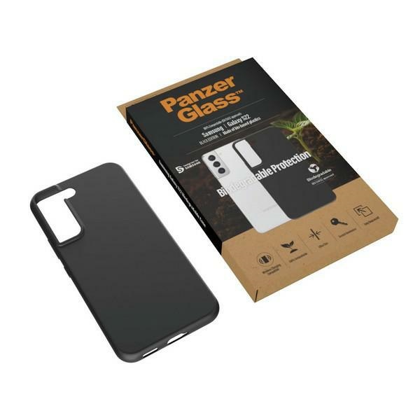 PanzerGlass Samsung Galaxy S22 vāciņš Biodegradable Case, melns