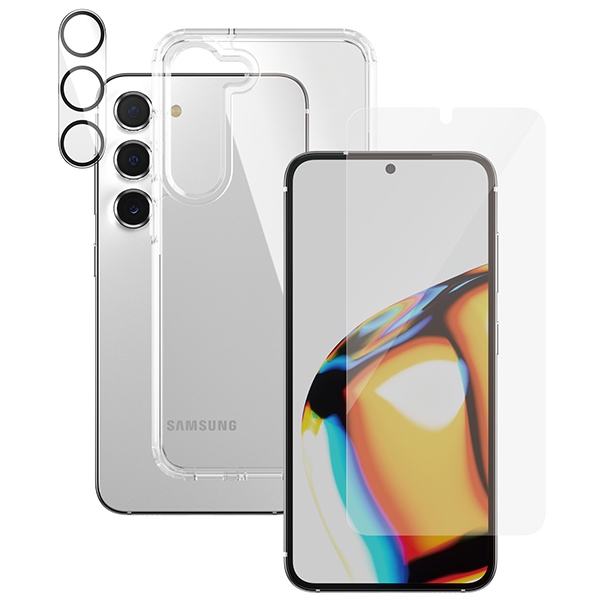 PanzerGlass Samsung Galaxy S23 aizsardzības komplekts 3in1, caurspīdīgs