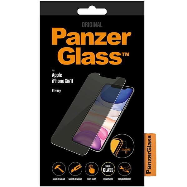 PanzerGlass Standard Fit rūdīts stikls privatizētam iPhone XR/11 tālrunim | tempered glass privatized for