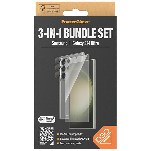 PanzerGlass Samsung Galaxy S24 Ultra aizsardzības komplekts 3-in-1