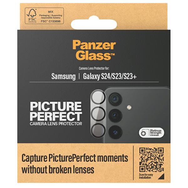 PanzerGlass Picture Perfect kameras aizsardzība priekš Samsung Galaxy S24 / S23 S23+ | camera protection for