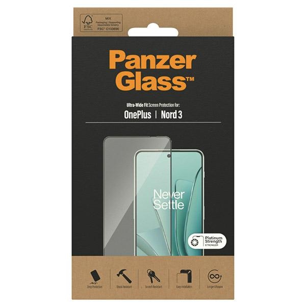 PanzerGlass Ultra-Wide Fit rūdīts stikls OnePlus Nord 3 tālrunim | Tempered Glass for
