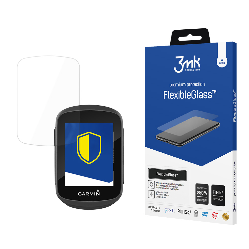 3mk FlexibleGlass hibrīda aizsargstikls Garmin Edge 130