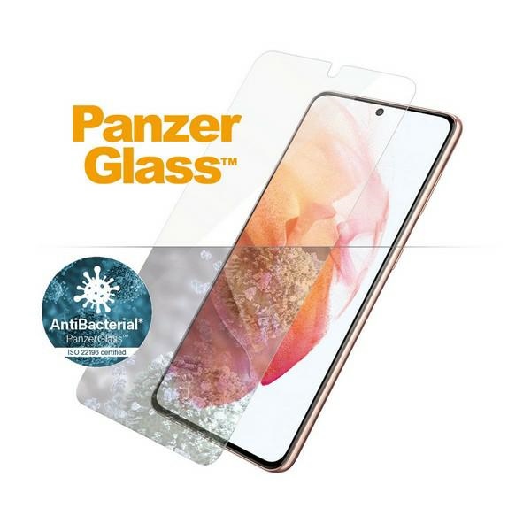 Samsung Galaxy S21 (SM-G991) PanzerGlass E2E Super+ Microfracture Aizsargstikls uz Visu Ekrānu | PanzerGlass Tempered...