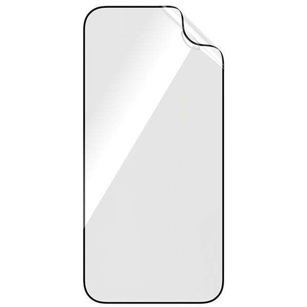 PanzerGlass Matrix Ultra-Wide-Fit hibrīds stikls iPhone 15 ar pozicionētāju | hybrid glass for with positioner