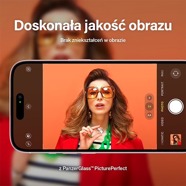 PanzerGlass Picture Perfect kameras aizsardzība iPhone 15 / Plus - ar melnu rāmi | camera protection for with black...