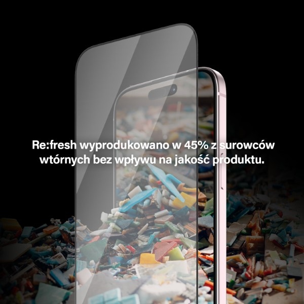 PanzerGlass Re:fresh stikls iPhone 15 ar pozicionētāju | Glass for with positioner