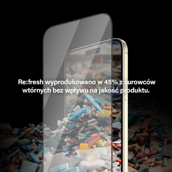 PanzerGlass Re:fresh stikls iPhone 15 Plus ar pozicionētāju | Glass for with a positioner