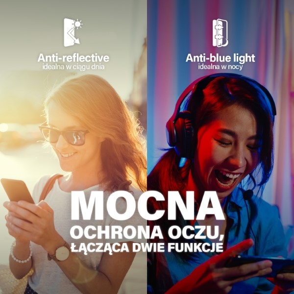 PanzerGlass Ultra-Wide Fit rūdīts stikls ar atspīduma un zilās gaismas filtru pozicionēšanas ierīci priekš...