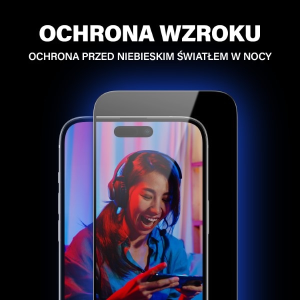 PanzerGlass Ultra-Wide Fit rūdīts stikls ar atspīduma un zilās gaismas filtru pozicionēšanas ierīci priekš...