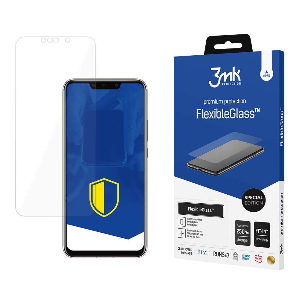3mk FlexibleGlass™ hibrīda aizsargstikls Huawei Mate 20 Lite