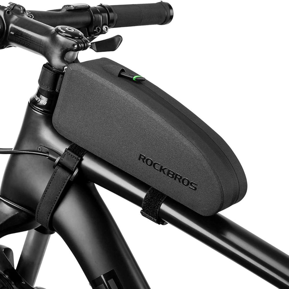 Rockbros AS-019 ūdensizturīga velosomas rāmim, 1.5 l, melna