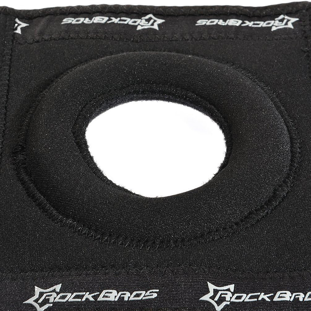 Rockbros LF1106L ceļgala un ceļa skriemeļa aizsargs, L izmērs, melns