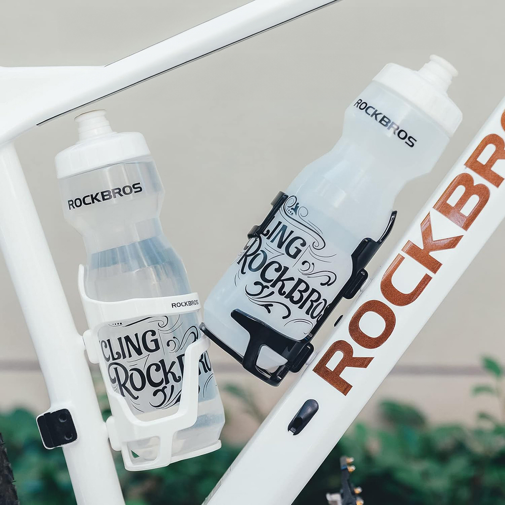 Rockbros velosipēda pudeļu turētājs 31210012002, balts