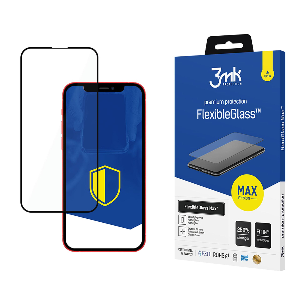 3mk FlexibleGlass Max™ hibrīda aizsargstikls iPhone 13 mini
