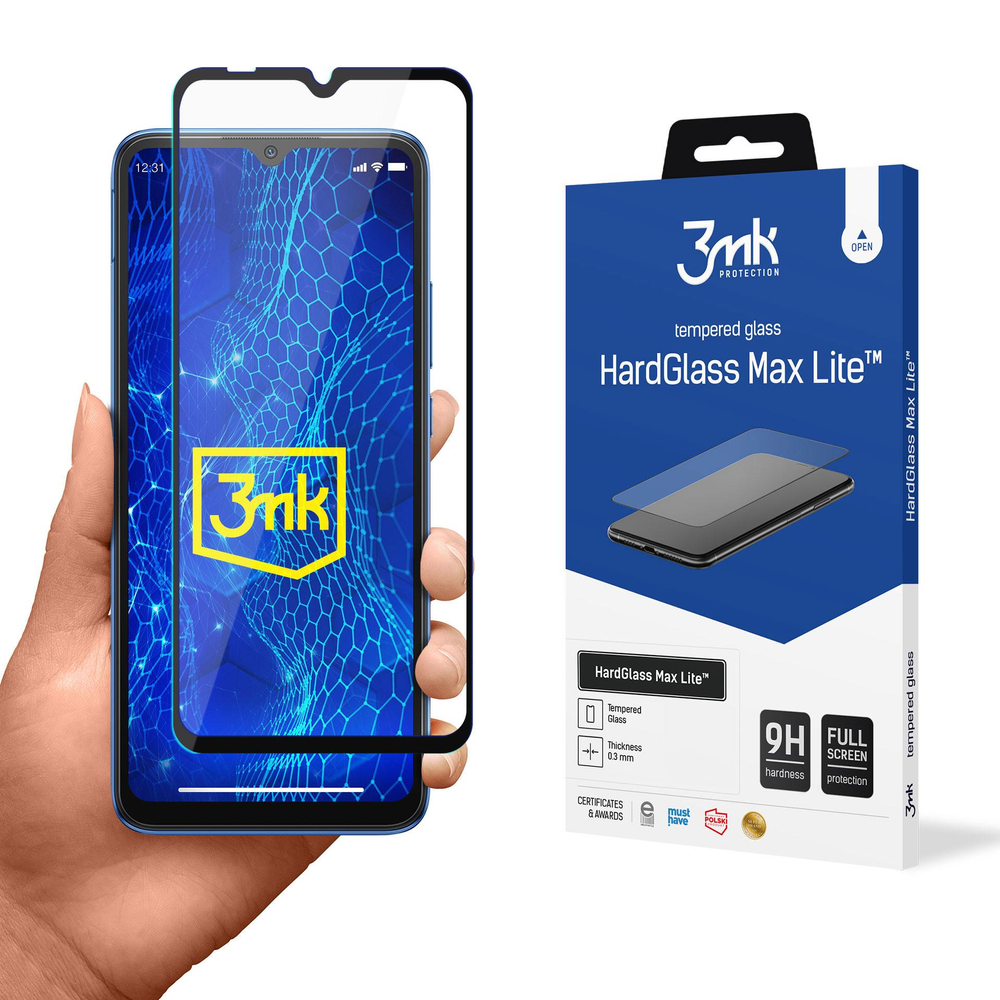 3mk HardGlass Max Lite™ aizsargstikls Xiaomi Redmi 10C