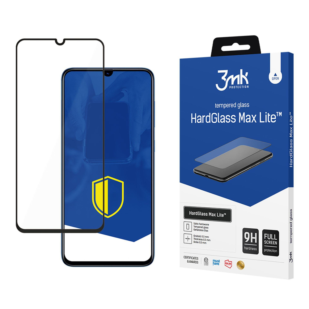 Samsung Galaxy A70 (SM-A705F) Telefona Aizsargstikls uz Visu Ekrānu | 3MK HardGlass Max Lite 5D Tempered Glass Screen...