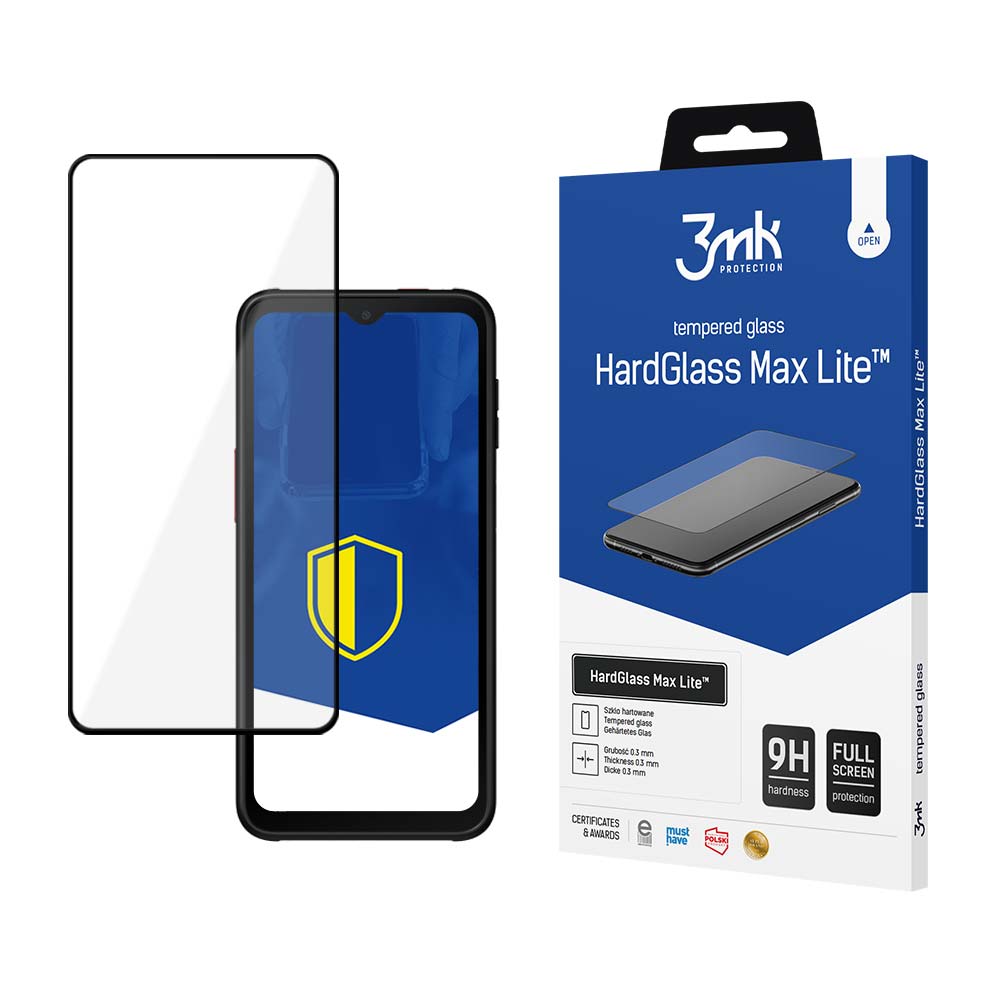 Samsung Galaxy Xcover 7 ( SM-G556B / DS ) Telefona Aizsargstikls uz Visu Ekrānu | 3MK HardGlass Max Lite 5D Tempered...