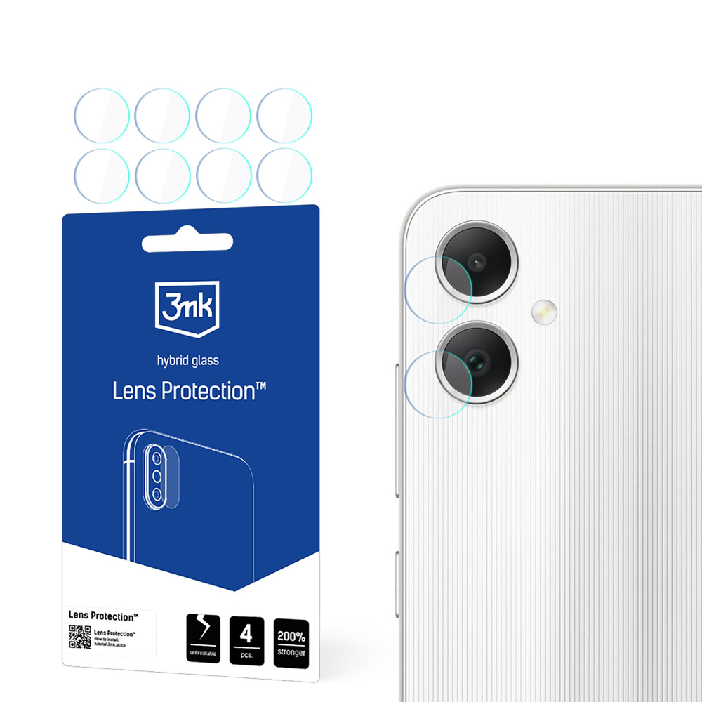 Xiaomi Redmi Note 13 Pro+ Plus Aizmugurējās Kameras Aizsargstikls, 4 gab. | 3MK Lens Protection Back Camera Tempered...