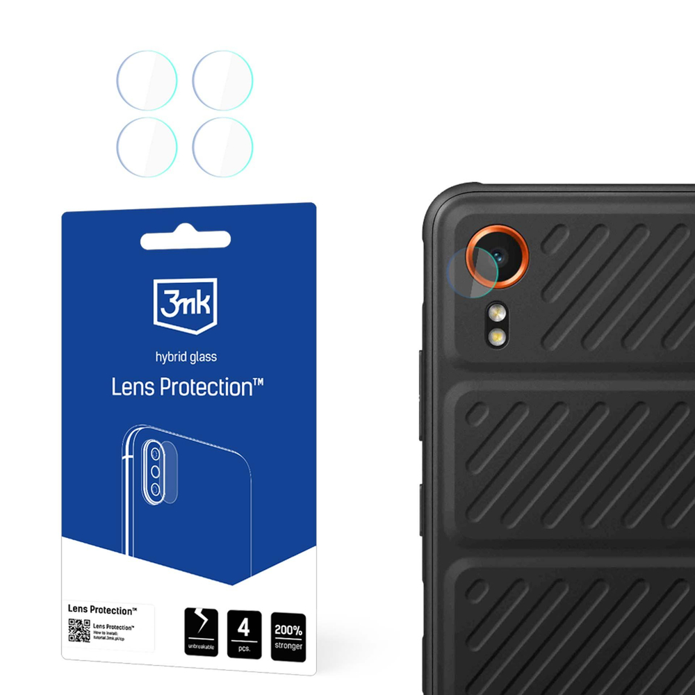 3mk Lens Protection hibrīdstikls Samsung Galaxy XCover 7 kamerai