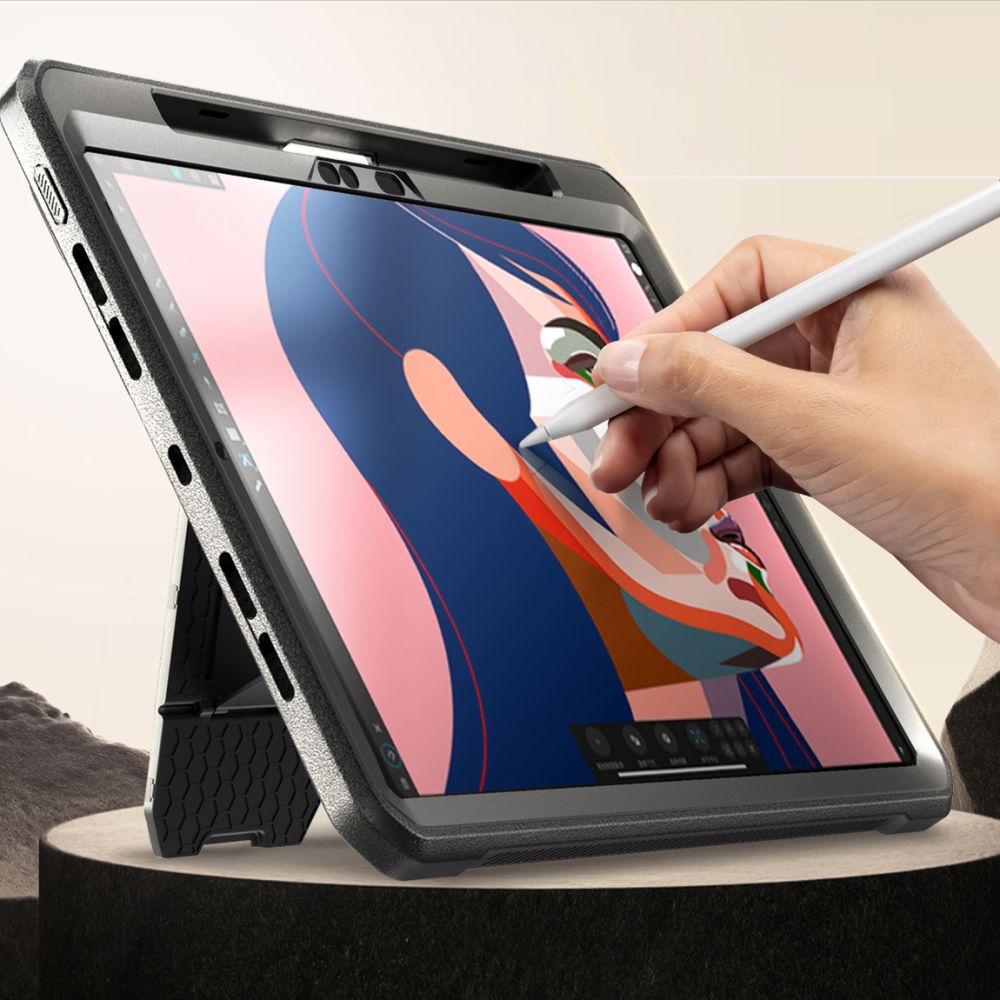 Unicorn Beetle Pro Supcase futrālis iPad 13" 2024 - melns | case for black