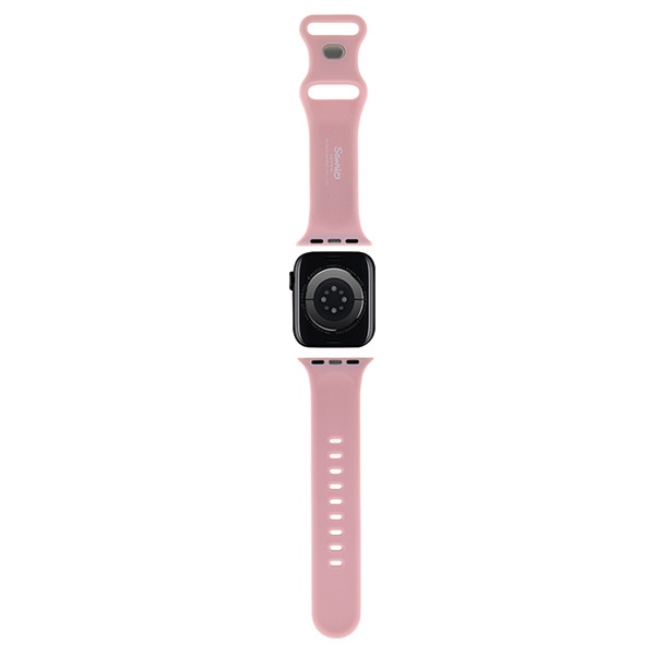 Hello Kitty Apple Watch 38 / 40 / 41 mm siksniņa Silicone Kitty Head, rozā
