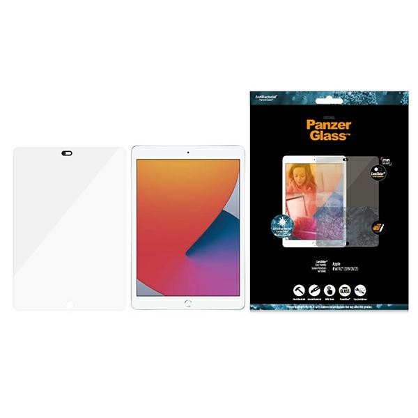 PanzerGlass iPad 10.2" (2019) aizsargstikls E2E Super+ ar CamSlider
