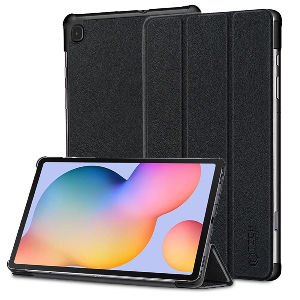 Tech-Protect SmartCase atverams vāciņš maciņš Samsung Galaxy Tab S6 Lite 10.4, melns