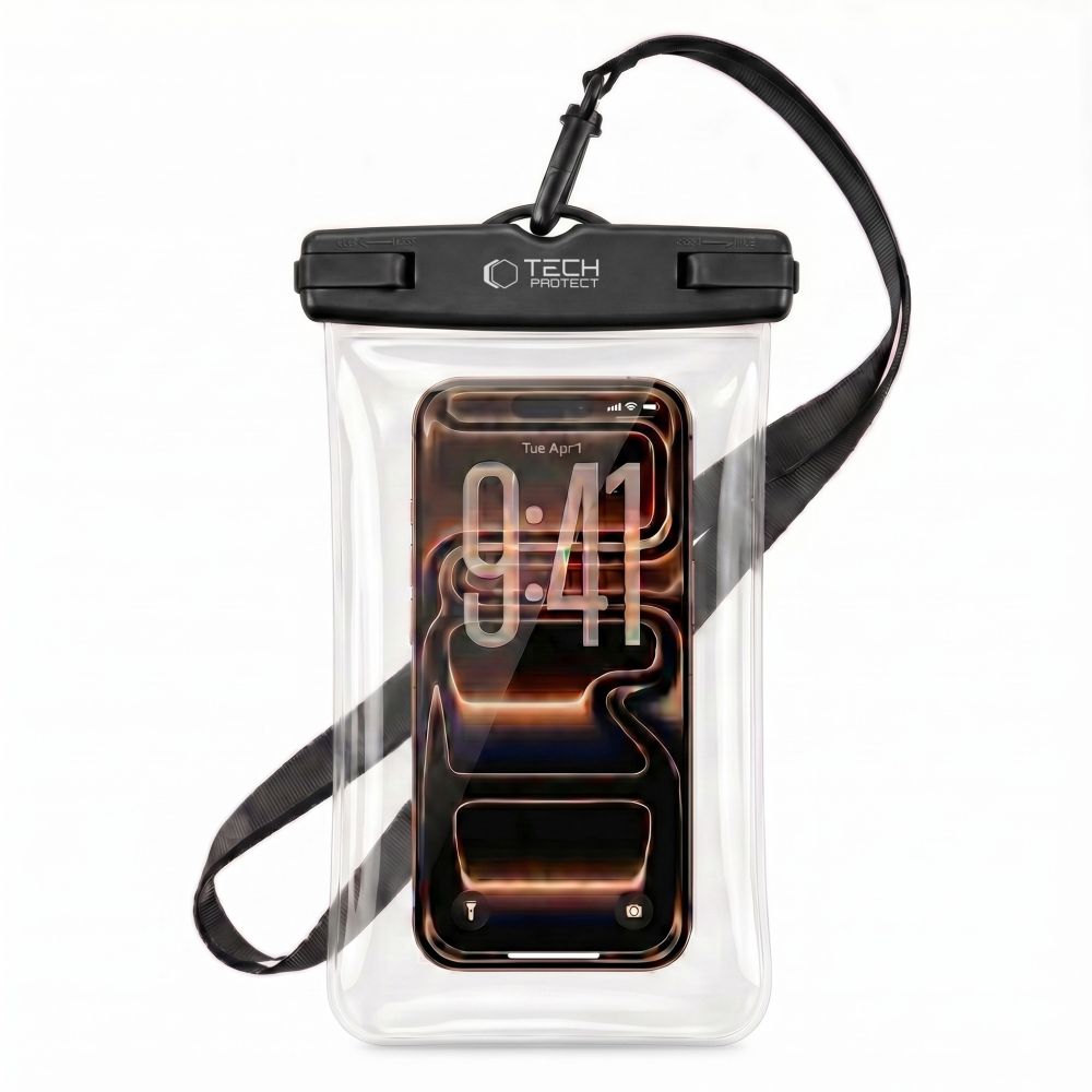 Tech-Protect UWC7 universālais ūdensizturīgais vāciņš līdz 6.9" melns